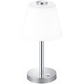 LED Table Lamp - Trion Emaro - 4.5W - Warm White 3000K - Dimmable - Round - Gloss Chrome - Aluminum