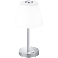 LED Table Lamp - Trion Emaro - 4.5W - Warm White 3000K - Dimmable - Round - Gloss Chrome - Aluminum
