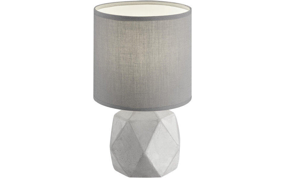 HLW LED LED Table Lamp - Table Lighting - Trion Pikanto - E14 Fitting - Round - Matte Titanium - Concrete HLW LED LED Table Lamp - Table Lighting - Trion Pikanto - E14 Fitting - Round - Matte Titanium - Concrete