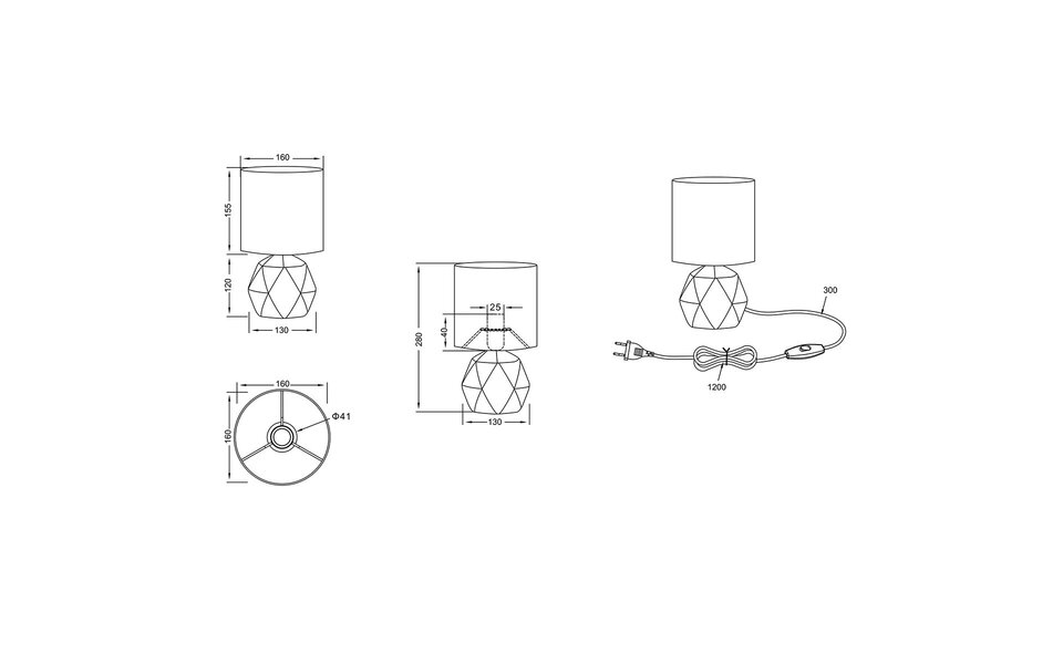 HLW LED LED Tafellamp - Tafelverlichting - Trion Pikanto - E14 Fitting - Rond - Mat Titaan - Beton HLW LED LED Tafellamp - Tafelverlichting - Trion Pikanto - E14 Fitting - Rond - Mat Titaan - Beton