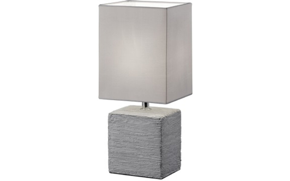 HLW LED LED Table Lamp - Table Lighting - Trion Pinko - E14 Fitting - Rectangular - Matte Titanium - Ceramic HLW LED LED Table Lamp - Table Lighting - Trion Pinko - E14 Fitting - Rectangular - Matte Titanium - Ceramic