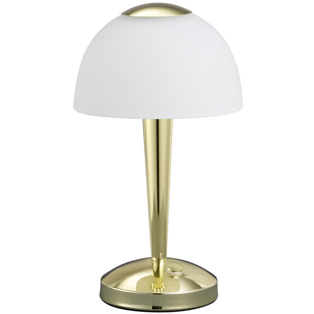 LED Tafellamp - Tafelverlichting - Trion Vonton - 4W - Warm Wit 3000K - Rond - Mat Goud - Aluminium Verlichting per ruimte LED Tafellamp - Tafelverlichting - Trion Vonton - 4W - Warm Wit 3000K - Rond - Mat Goud - Aluminium Verlichting per ruimte