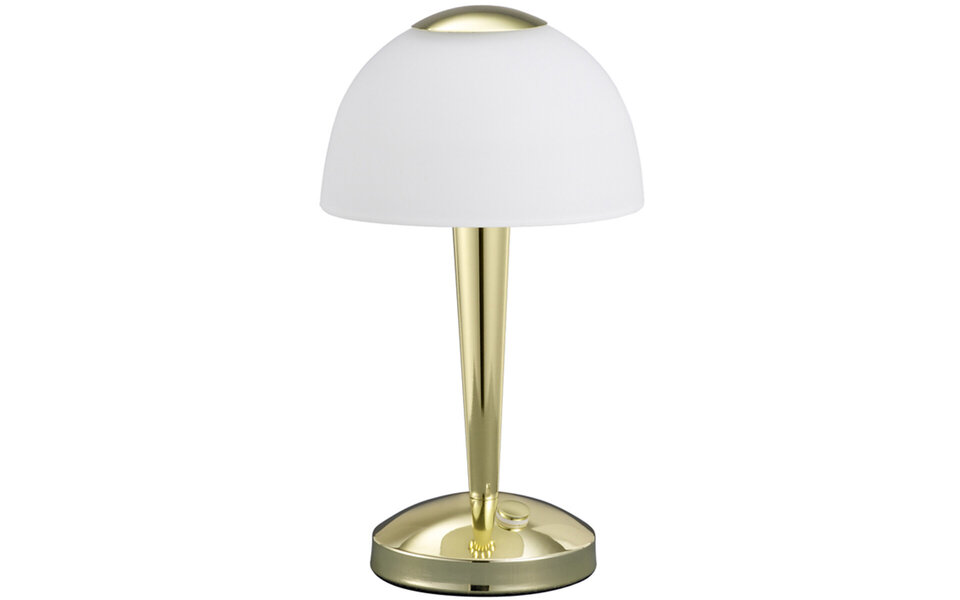 HLW LED LED Table Lamp - Table Lighting - Trion Vonton - 4W - Warm White 3000K - Round - Matte Gold - Aluminum HLW LED LED Table Lamp - Table Lighting - Trion Vonton - 4W - Warm White 3000K - Round - Matte Gold - Aluminum