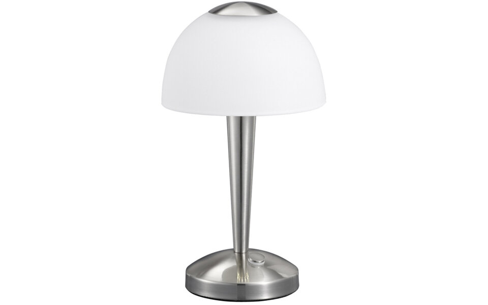 HLW LED LED Table Lamp - Table Lighting - Trion Vonton - 4W - Warm White 3000K - Round - Matte Nickel - Aluminum HLW LED LED Table Lamp - Table Lighting - Trion Vonton - 4W - Warm White 3000K - Round - Matte Nickel - Aluminum