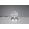 HLW LED LED Table Lamp - Table Lighting - Trion Smilo - 3W - Warm White 3000K - RGBW - Round - Matte Chrome - Aluminum HLW LED LED Table Lamp - Table Lighting - Trion Smilo - 3W - Warm White 3000K - RGBW - Round - Matte Chrome - Aluminum