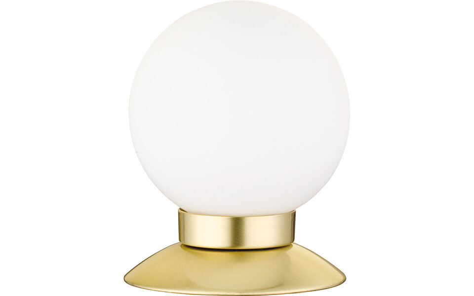 HLW LED LED Tafellamp - Trion Princy - 3W - Warm Wit 3000K - Dimbaar - Rond - Mat Goud - Aluminium