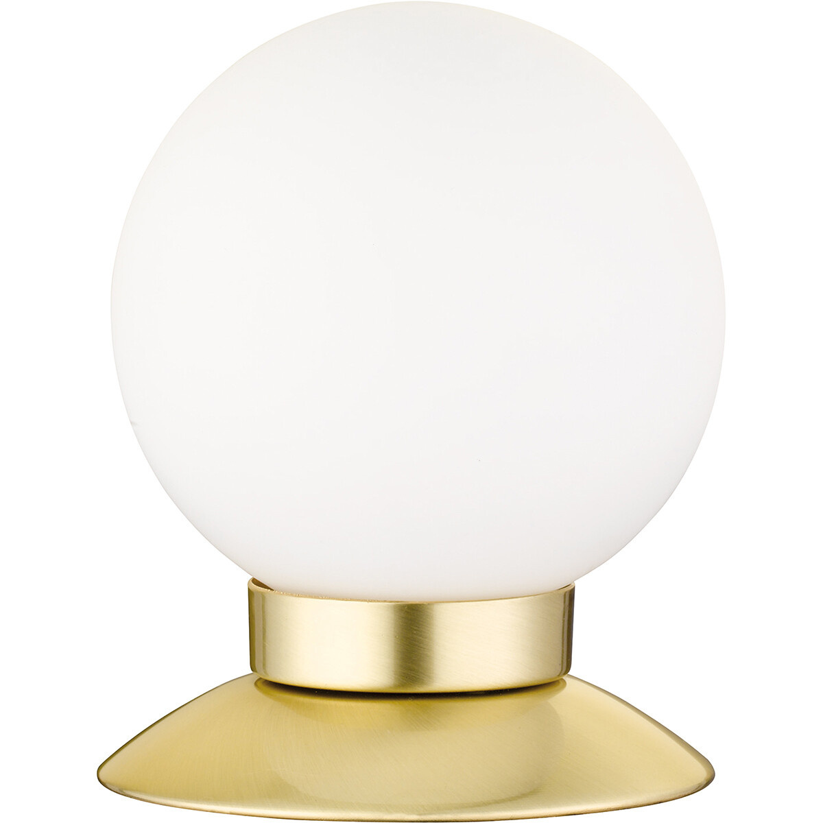 Dimbare LED Tafellamp Trion Princy - 3W Warm Wit 3000K - Mat Goud - Ronde