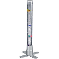 LED Table Lamp - Table Lighting - Trion Moty - 2W - Warm White 3000K - RGB - Round - Matte Titanium - Plastic