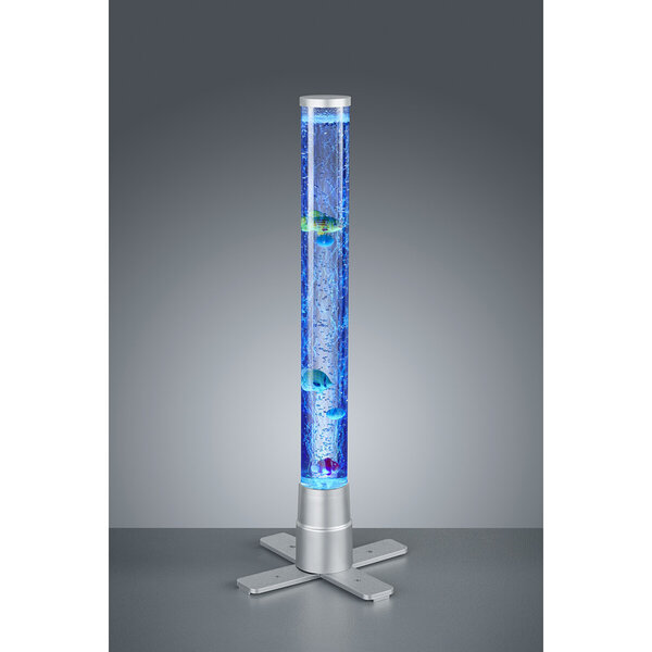 HLW LED LED Tafellamp Trion Moty met Warm Wit 2700K–3000K, RGB, Stoffen Kap & Mat Titaan HLW LED LED Tafellamp Trion Moty met Warm Wit 2700K–3000K, RGB, Stoffen Kap & Mat Titaan