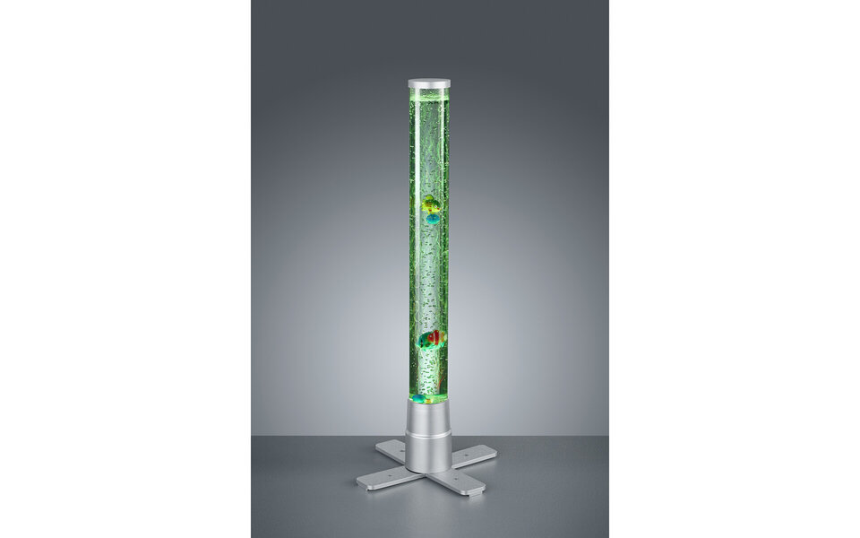 HLW LED LED Table Lamp - Table Lighting - Trion Moty - 2W - Warm White 3000K - RGB - Round - Matte Titanium - Plastic HLW LED LED Table Lamp - Table Lighting - Trion Moty - 2W - Warm White 3000K - RGB - Round - Matte Titanium - Plastic