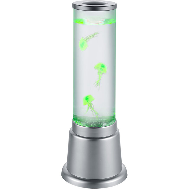 HLW LED LED Table Lamp - Table Lighting - Trion Jelon - 6W - RGB - Round - Matte Titanium - Plastic HLW LED LED Table Lamp - Table Lighting - Trion Jelon - 6W - RGB - Round - Matte Titanium - Plastic