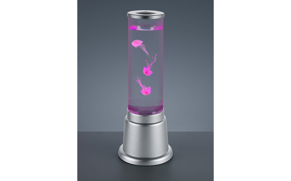 HLW LED LED Table Lamp - Table Lighting - Trion Jelon - 6W - RGB - Round - Matte Titanium - Plastic HLW LED LED Table Lamp - Table Lighting - Trion Jelon - 6W - RGB - Round - Matte Titanium - Plastic