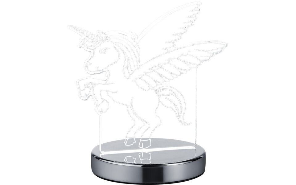 HLW LED LED Table Lamp - Table Lighting - Trion Kiron - 7W - Adjustable Color - Round - Matte Chrome - Aluminum HLW LED LED Table Lamp - Table Lighting - Trion Kiron - 7W - Adjustable Color - Round - Matte Chrome - Aluminum