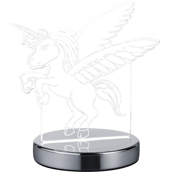 HLW LED Trion Kiron LED Tafellamp 7W - Ronde & , Mat Chroom HLW LED Trion Kiron LED Tafellamp 7W - Ronde & , Mat Chroom