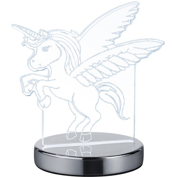 HLW LED Trion Kiron LED Tafellamp 7W - Ronde & , Mat Chroom HLW LED Trion Kiron LED Tafellamp 7W - Ronde & , Mat Chroom