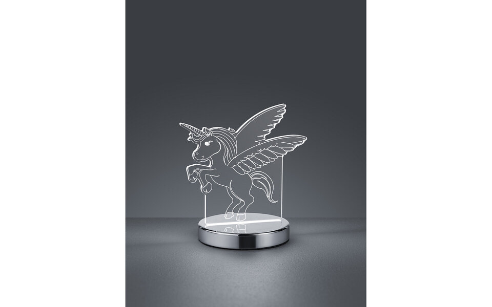 HLW LED LED Table Lamp - Table Lighting - Trion Kiron - 7W - Adjustable Color - Round - Matte Chrome - Aluminum HLW LED LED Table Lamp - Table Lighting - Trion Kiron - 7W - Adjustable Color - Round - Matte Chrome - Aluminum