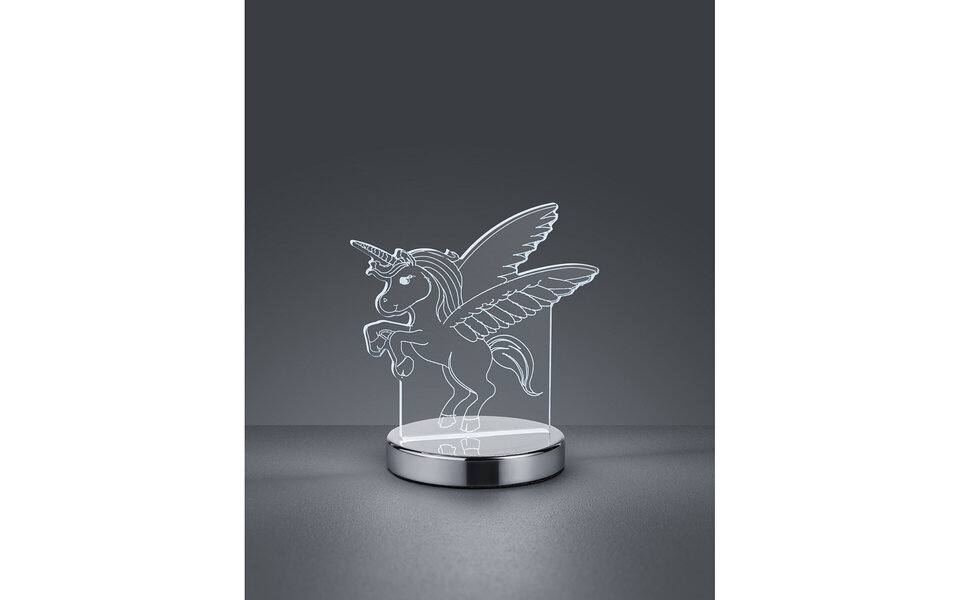 HLW LED LED Table Lamp - Table Lighting - Trion Kiron - 7W - Adjustable Color - Round - Matte Chrome - Aluminum HLW LED LED Table Lamp - Table Lighting - Trion Kiron - 7W - Adjustable Color - Round - Matte Chrome - Aluminum