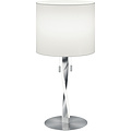 LED Table Lamp - Table Lighting - Trion Ninda - E27 Fitting - 6W - Warm White 3000K - Round - Matte Nickel - Aluminum LED Table Lamp - Table Lighting - Trion Ninda - E27 Fitting - 6W - Warm White 3000K - Round - Matte Nickel - Aluminum
