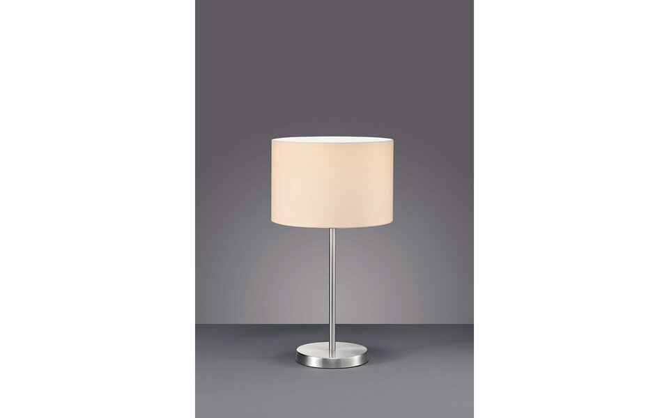 HLW LED LED Table Lamp - Table Lighting - Trion Hotia - E27 Fitting - Round - Matte White - Aluminum HLW LED LED Table Lamp - Table Lighting - Trion Hotia - E27 Fitting - Round - Matte White - Aluminum