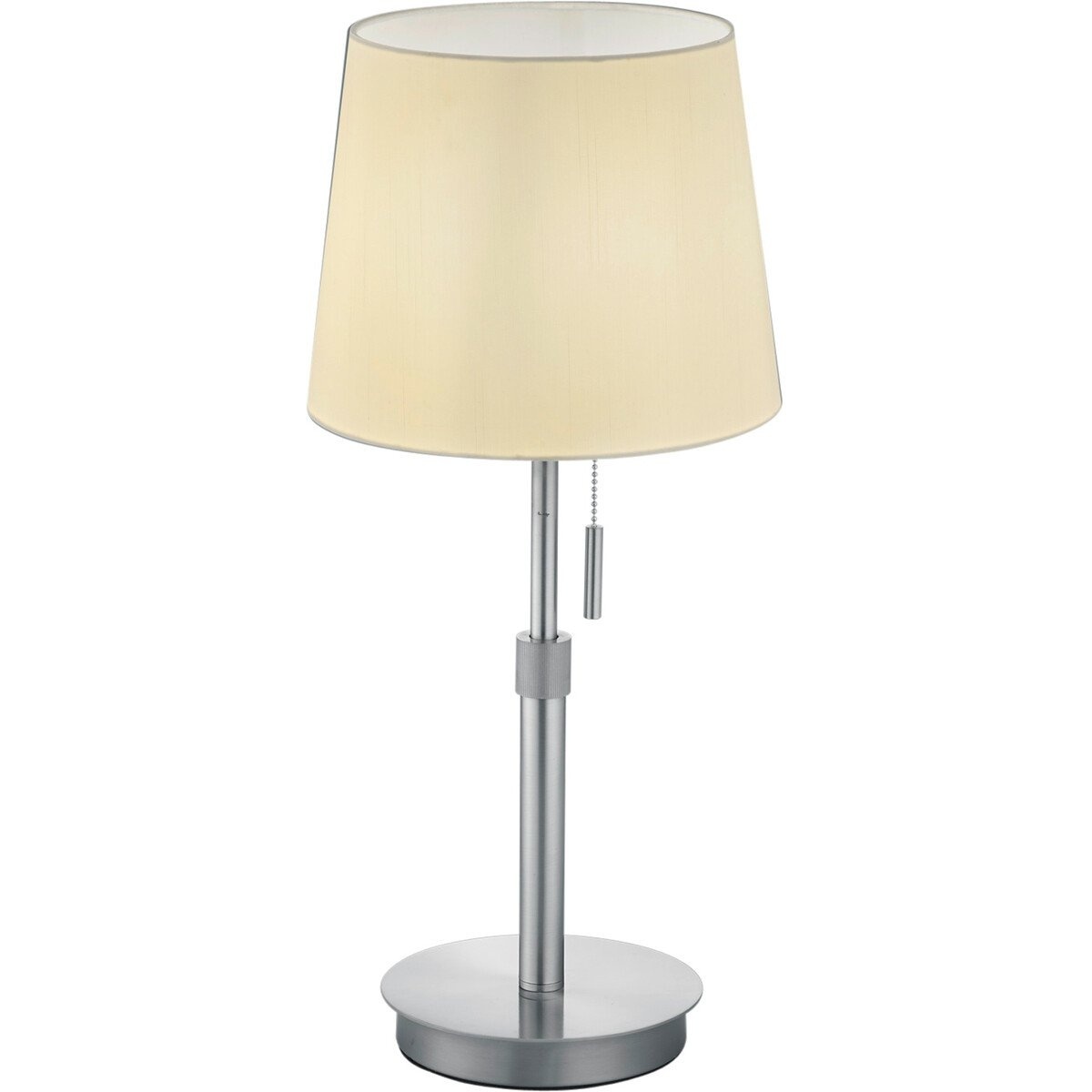 Trion Dyon LED Tafellamp met Mat Nikkel Afwerking, E27 Fitting en Ronde