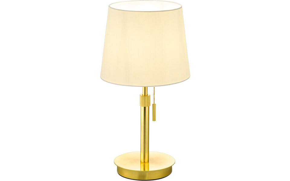 HLW LED LED Tafellamp - Tafelverlichting - Trion Dyon - E27 Fitting - Rond - Mat Goud - Aluminium HLW LED LED Tafellamp - Tafelverlichting - Trion Dyon - E27 Fitting - Rond - Mat Goud - Aluminium