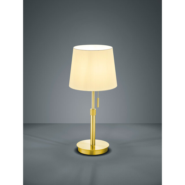 HLW LED LED Table Lamp - Table Lighting - Trion Dyon - E27 Fitting - Round - Matte Gold - Aluminum HLW LED LED Table Lamp - Table Lighting - Trion Dyon - E27 Fitting - Round - Matte Gold - Aluminum