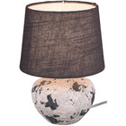 HLW LED LED Table Lamp - Trion Bae - E14 Fitting - Round - Matte Gray - Ceramic