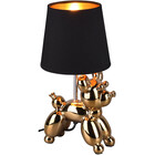 HLW LED LED Tafellamp - Trion Bella - E14 Fitting - Rechthoek - Mat Goud - Keramiek