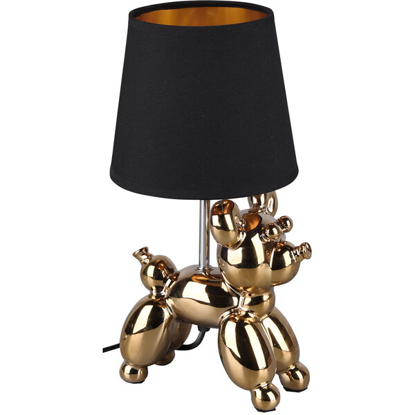 HLW LED LED Tafellamp Trion Bella - Mat Gouden Keramiek, E14, Beam Angle Verstelbaar HLW LED LED Tafellamp Trion Bella - Mat Gouden Keramiek, E14, Beam Angle Verstelbaar