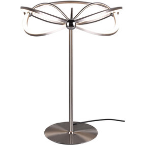 LED tafellamp | 5,5W | 2700K Warm wit | E27 | Mat chroom LED tafellamp | 5,5W | 2700K Warm wit | E27 | Mat chroom