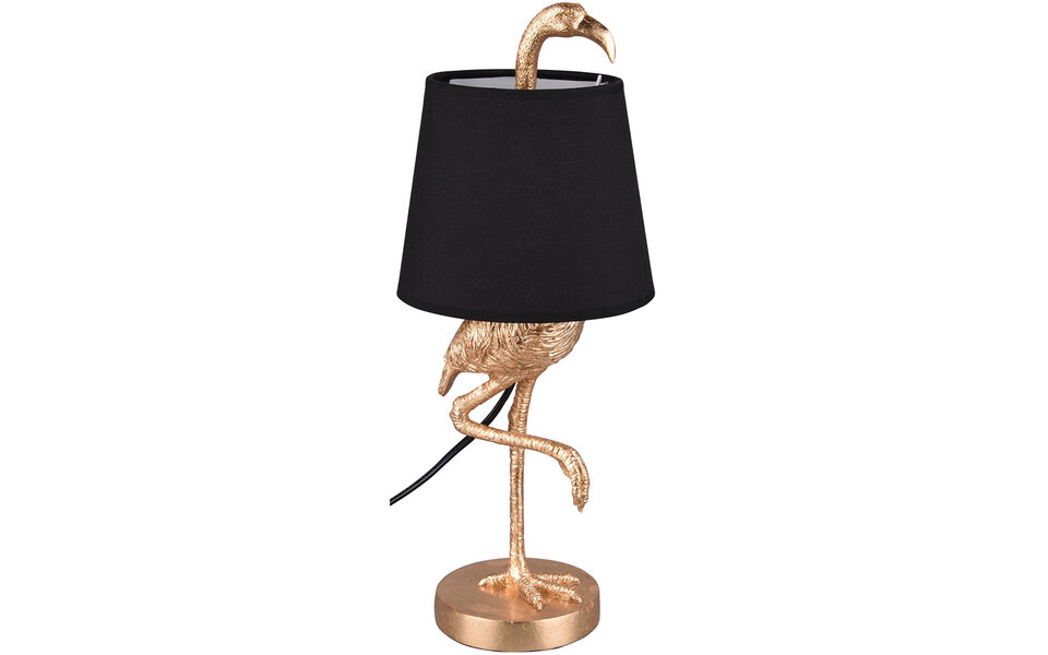 HLW LED LED Table Lamp - Table Lighting - Trion Lilo - E14 Fitting - Round - Matte Gold - Polystone HLW LED LED Table Lamp - Table Lighting - Trion Lilo - E14 Fitting - Round - Matte Gold - Polystone