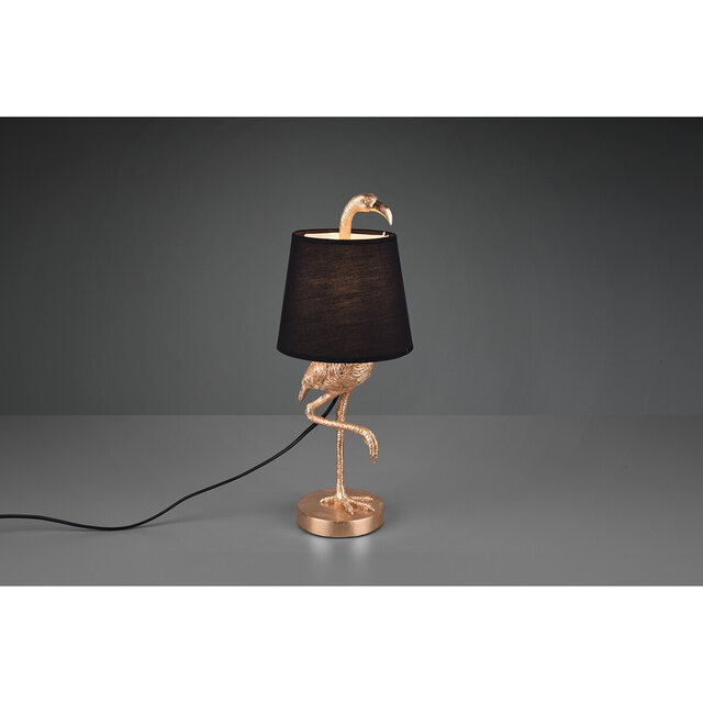 HLW LED LED Table Lamp - Table Lighting - Trion Lilo - E14 Fitting - Round - Matte Gold - Polystone HLW LED LED Table Lamp - Table Lighting - Trion Lilo - E14 Fitting - Round - Matte Gold - Polystone