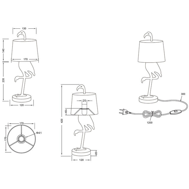 HLW LED LED Table Lamp - Table Lighting - Trion Lilo - E14 Fitting - Round - Matte Gold - Polystone HLW LED LED Table Lamp - Table Lighting - Trion Lilo - E14 Fitting - Round - Matte Gold - Polystone