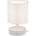 HLW LED LED Table Lamp - Trion Maria - E14 Fitting - Round - Matte White - Ceramic