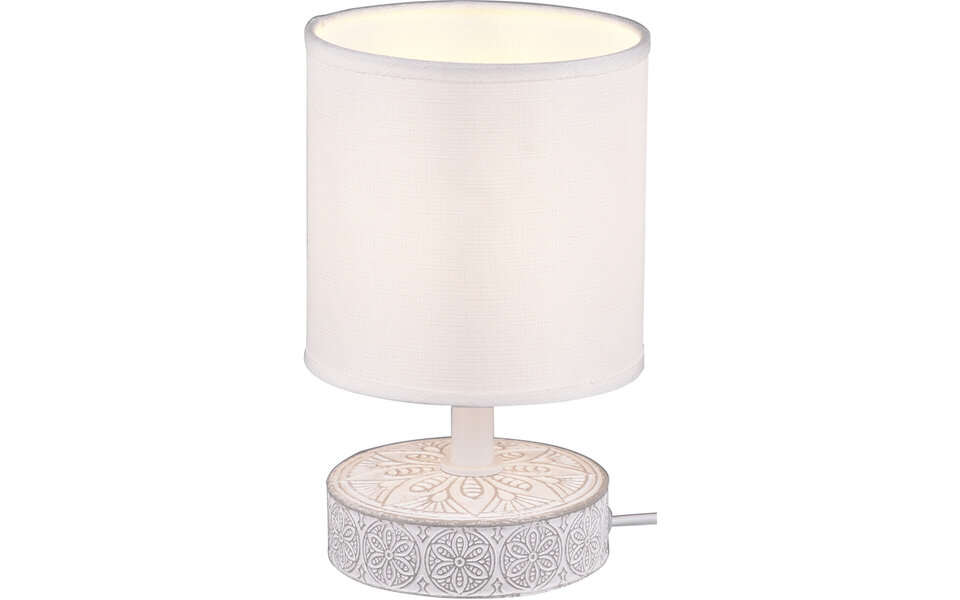 HLW LED LED Tafellamp - Trion Maria - E14 Fitting - Rond - Mat Wit - Keramiek HLW LED LED Tafellamp - Trion Maria - E14 Fitting - Rond - Mat Wit - Keramiek