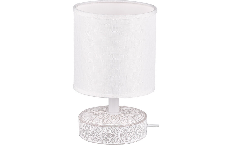 HLW LED LED Tafellamp - Trion Maria - E14 Fitting - Rond - Mat Wit - Keramiek HLW LED LED Tafellamp - Trion Maria - E14 Fitting - Rond - Mat Wit - Keramiek