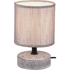 HLW LED LED Table Lamp - Trion Maria - E14 Fitting - Round - Matte Brown - Ceramic