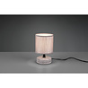 HLW LED LED Table Lamp - Trion Maria - E14 Fitting - Round - Matte Brown - Ceramic