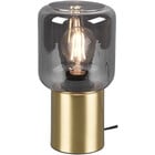 HLW LED LED Table Lamp - Table Lighting - Trion Nikos - E27 Fitting - Round - Matte Gold - Aluminum
