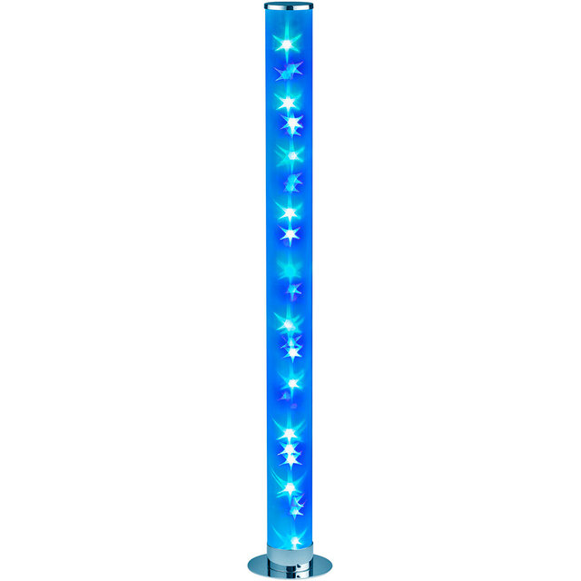 HLW LED LED Tafellamp - Trion Ricardo - 4W - Warm Wit 3000K - RGBW - Dimbaar - Afstandsbediening - Rond - Mat Chroom - Aluminium HLW LED LED Tafellamp - Trion Ricardo - 4W - Warm Wit 3000K - RGBW - Dimbaar - Afstandsbediening - Rond - Mat Chroom - Aluminium