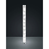 HLW LED LED Table Lamp - Trion Ricardo - 4W - Warm White 3000K - RGBW - Dimmable - Remote Control - Round - Matte Chrome - Aluminum