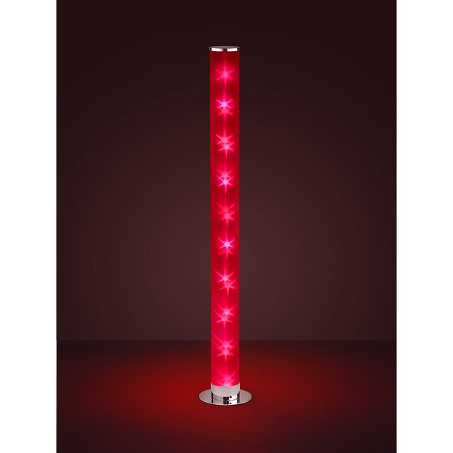 HLW LED LED Tafellamp - Trion Ricardo - 4W - Warm Wit 3000K - RGBW - Dimbaar - Afstandsbediening - Rond - Mat Chroom - Aluminium HLW LED LED Tafellamp - Trion Ricardo - 4W - Warm Wit 3000K - RGBW - Dimbaar - Afstandsbediening - Rond - Mat Chroom - Aluminium