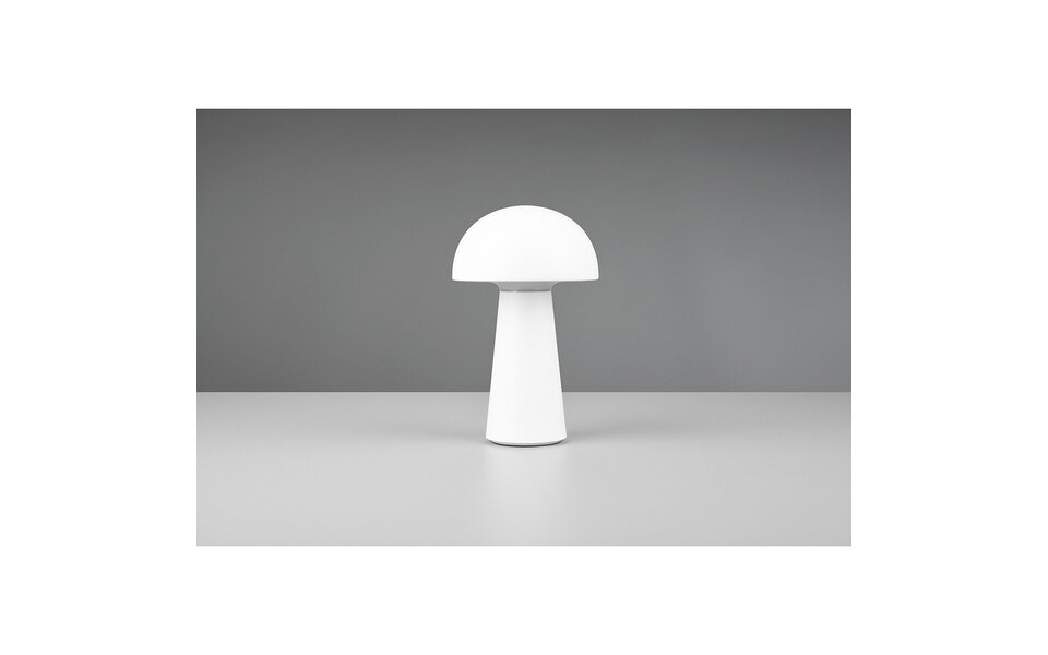 HLW LED Trion Lenio Dimbare LED Tafellamp met USB, Warm Wit 3000K, Spatwaterdicht IP44, 2W