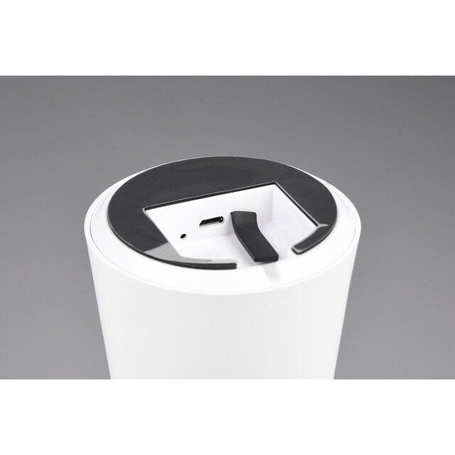 HLW LED Trion Lenio Dimmable LED Table Lamp with USB, Warm White 3000K, Splashproof IP44, 2W