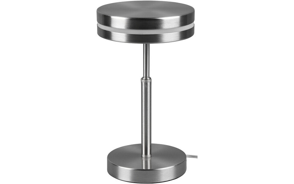 HLW LED LED Table Lamp - Trion Franco - 6W - Warm White 3000K - Round - Matte Nickel - Aluminum HLW LED LED Table Lamp - Trion Franco - 6W - Warm White 3000K - Round - Matte Nickel - Aluminum