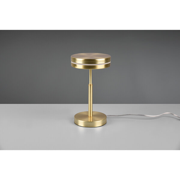 HLW LED LED Tafellamp Trion Franco - Rond Mat Gouden 6W LED, Warm Wit 2700K–3000K