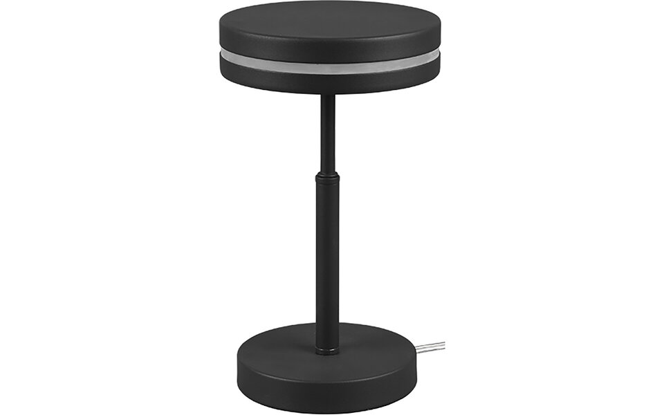 HLW LED LED Tafellamp - Trion Franco - 6W - Warm Wit 3000K - Rond - Mat Antraciet - Aluminium