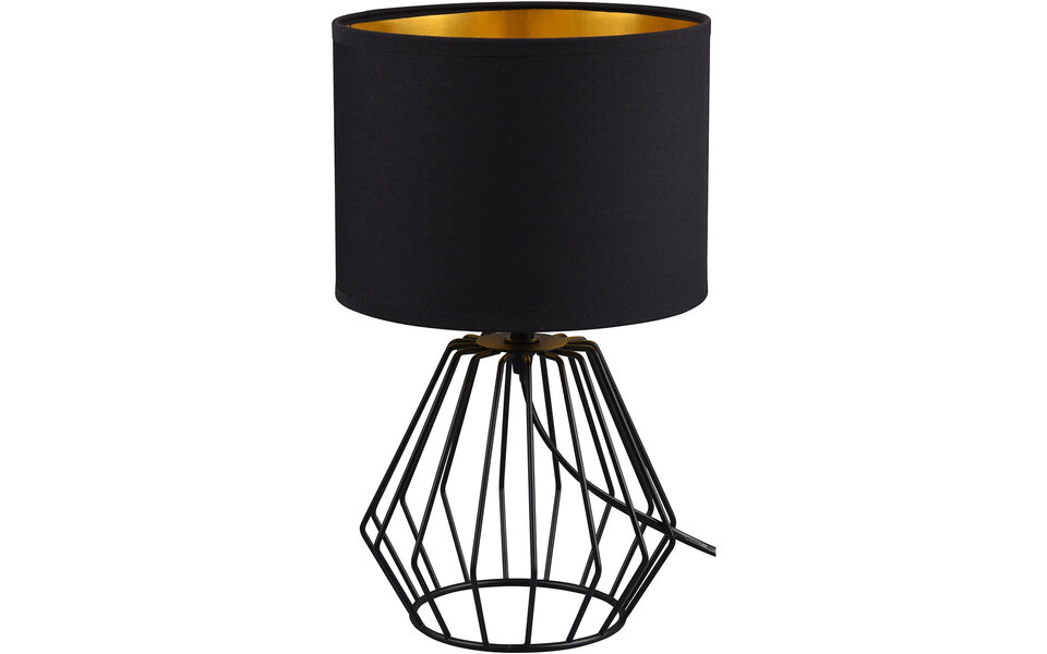 HLW LED LED Table Lamp - Table Lighting - Trion Charly - E14 Fitting - Round - Matte Black - Aluminum HLW LED LED Table Lamp - Table Lighting - Trion Charly - E14 Fitting - Round - Matte Black - Aluminum