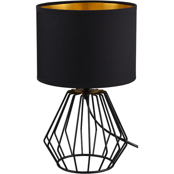 HLW LED Stijlvolle LED Tafellamp Mat Zwart – Ronde en Zwarte HLW LED Stijlvolle LED Tafellamp Mat Zwart – Ronde en Zwarte