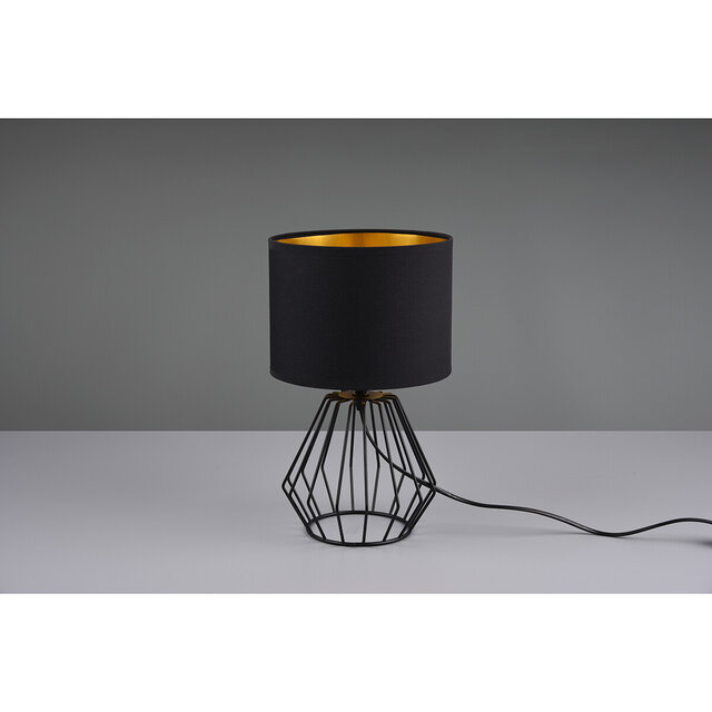 HLW LED LED Table Lamp - Table Lighting - Trion Charly - E14 Fitting - Round - Matte Black - Aluminum HLW LED LED Table Lamp - Table Lighting - Trion Charly - E14 Fitting - Round - Matte Black - Aluminum